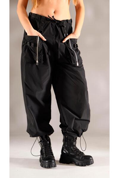 shE tekstil Italian Design Parachute Pants