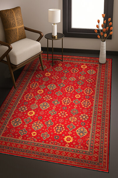 Rugs Modern Halı Mosso Blue Purple Tones Ethnic Flowers Pattern Woven Base Vintage Decorative Rug Mosso1468