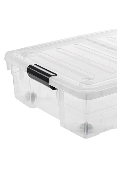 OEM Transparent Plastic Storage Box with Lid 60L