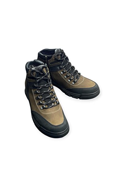 şık kundura Genuine Leather Men's Trekking Boots