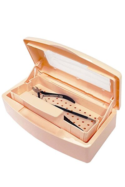 Generic Nail Tool Sterilizer Box Plastic Sterilizing Tray Disinfectant Box for Nail Tools