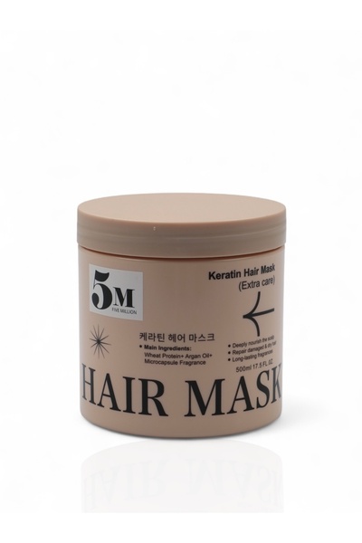 Million 5 Keratin hair mask 500ml