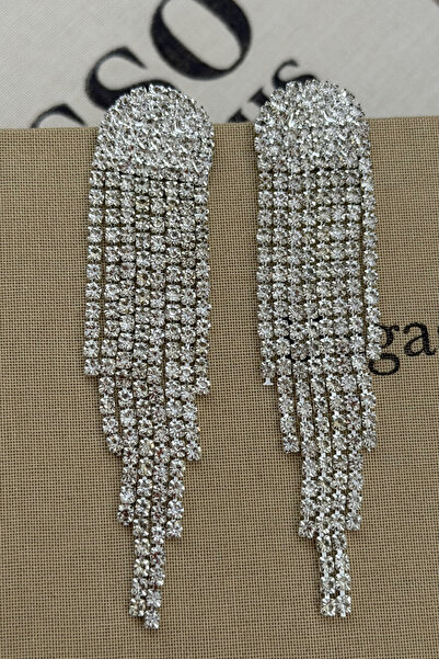 MioArt المرأة المائية مهدب استرخى الزركون حجر الفضة نموذج مساء اللباس الزفاف ...