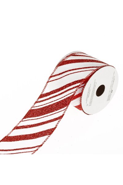 OEM Decoratiune Brad de Craciun Panglica Roz Aurie cu Glitter 5m x 63mm