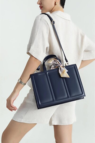 STİL SİDELYA Women's Hand and Shoulder Bag with Scarf