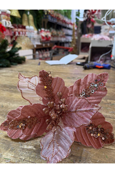 La Sol Yapay Çiçek Noel Dekor Yılbaşı Ağaç Süsü