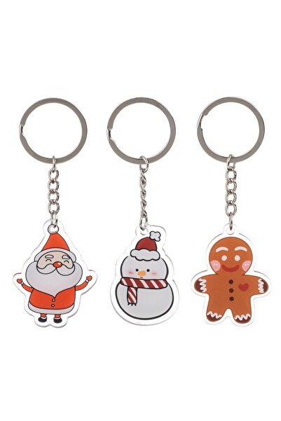 OEM Set Brelocuri de Craciun cu Figurine de Mos Craciun Om de Zapada Om de Tu...