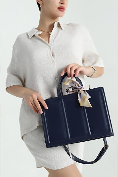 STİL SİDELYA Women's Hand and Shoulder Bag with Scarf