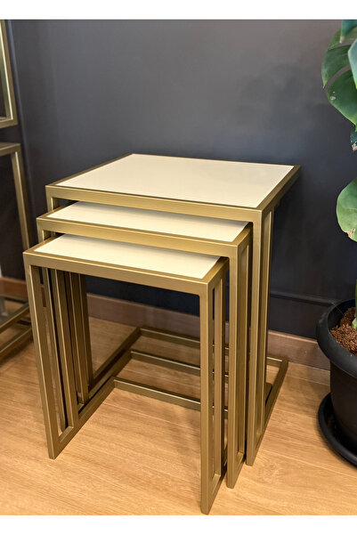 KuraArt 3’lü Lake Hera Zigon Sehpa