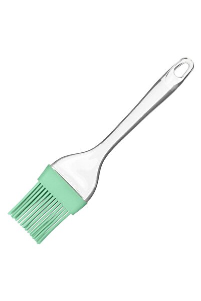 OEM Green Silicone Brush with Transparent Handle 22cm