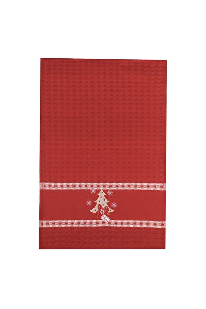 OEM Christmas Kitchen Towel Burgundy Red Fir 60x40cm
