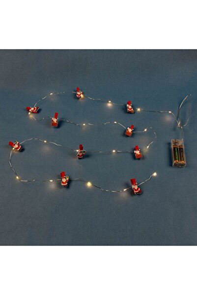 OEM Santa Claus 20 LED Battery Powered Light Installation 2.20m - Warm White