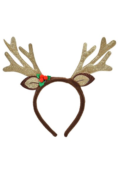 OEM Coronita Par de Craciun cu Coarne Aurii