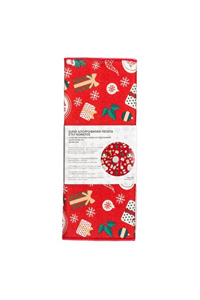 OEM Christmas Kitchen Towel Red Gnome 45x40cm