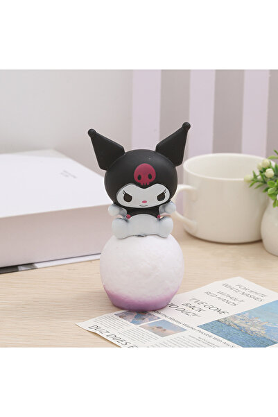 synshop Kuromi Ay Figür Gece Lambası Baş Ucu Çocuk Oda Masa Üstü Dekor Aydınl...