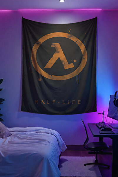 FG Store Half-Life Temalı Dijital Baskılı Duvar Örtüsü Duvar Halısı
