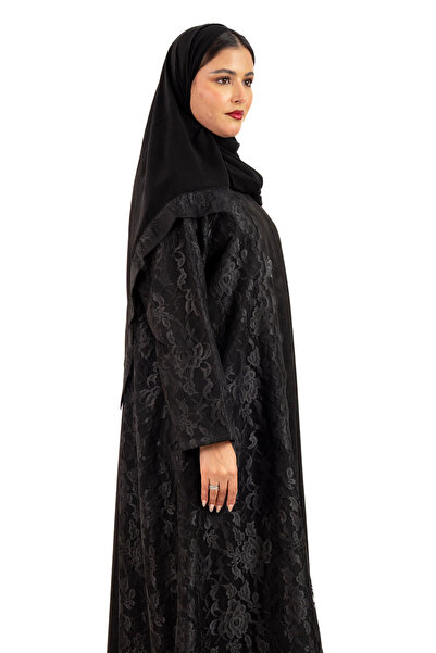 Hasnaa Abaya Winter Shades Abaya in Black