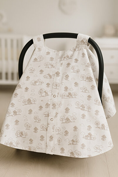 Heianmono Kids 2 Kat Önden Çıtçıtlı %100 Pamuk Müslin Puset Örtüsü