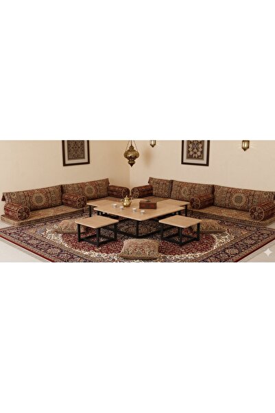 private house Balance Floor Service Table Set, Beige