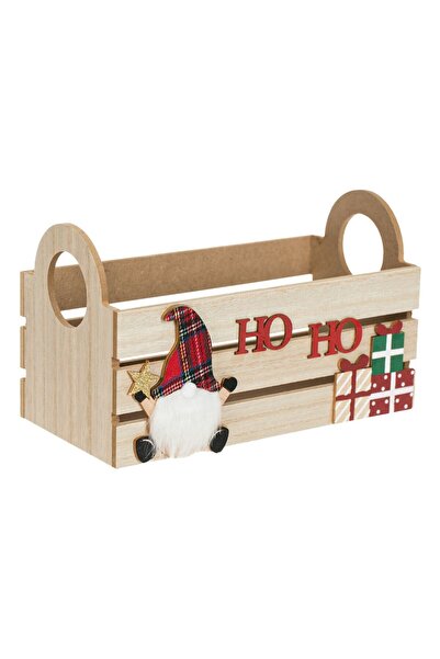 OEM Ξύλινο Κουτί Ελάφι Έλατο 24x12x14.5εκ.