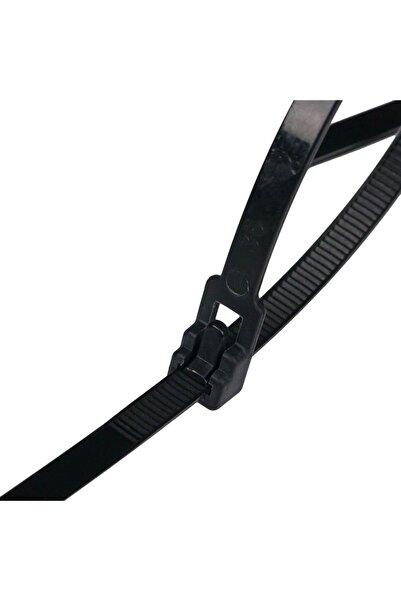 OEM Reusable Black Cable Ties 30x0.48cm - 45pcs