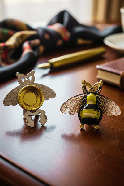 Reoona Bal Arısı Kesim Akrilik Düğme Kapağı Broş Klips Toka