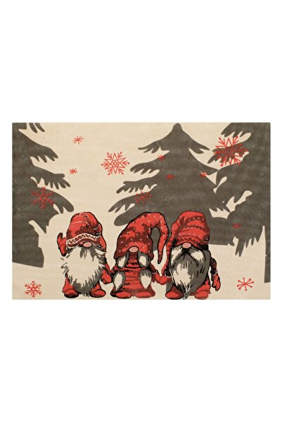 OEM Μπεζ πιατοθήκη με με τύπωμα 41x30εκ.