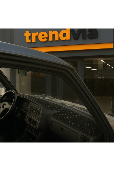 trivexa Tofaş Şahin Doğan Kartal Yüksek Kapitone Siyah Bej Torpido Örtüsü | Ö...