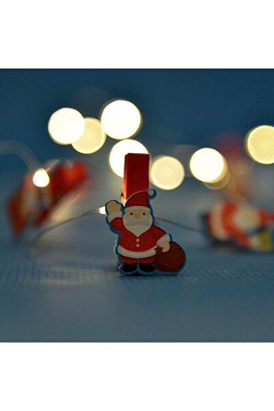 OEM Santa Claus 20 LED Battery Powered Light Installation 2.20m - Warm White