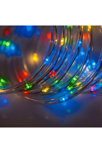 OEM Solar Light Hose with 100 LED Bulbs with Programs 4.95m - Multicolor