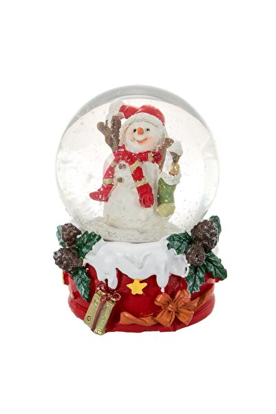 OEM Glob de Zapada Decorativ de Craciun cu Om de Zapada 6cm