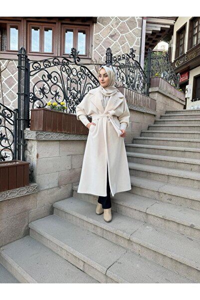 sümeyra Kışlık astarlı uzun boy kaban