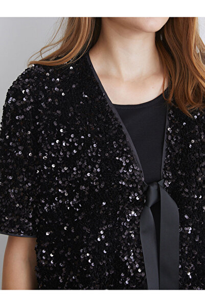 LC Waikiki Μπλούζα με παγιέτες με λαιμόκοψη σε σχήμα V (W5)