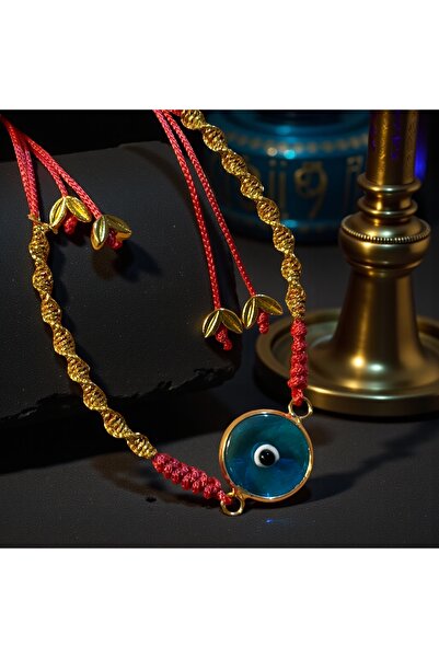 MODA Koruyucu Nazar Boncuklu Örme Bileklik | Azura ~ Kadın Etnik Bileklik