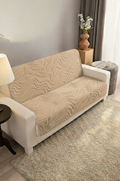 Noctiluca Zen Wellsoft Sofa Cover Embossed Sofa Protector Shawl Covering the Back of the Sofa (180X220 cm)