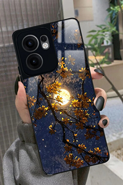 OPPO Reno 13F Uyumlu Van Gogh Ağaç Tablosu Tasarımlı Glossy Premium Kılıf