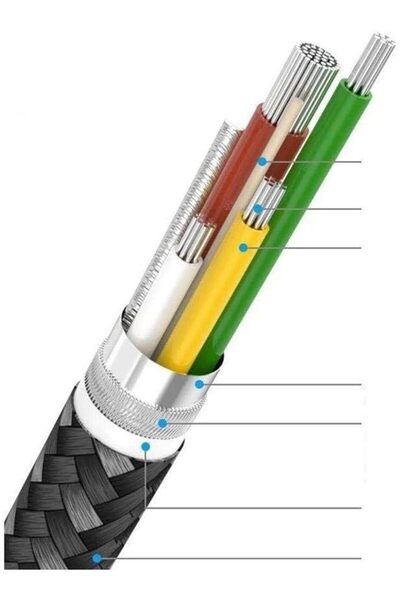 Vokamo كابل USB-C إلى Lightning بطول 1.2 متر، أحمر