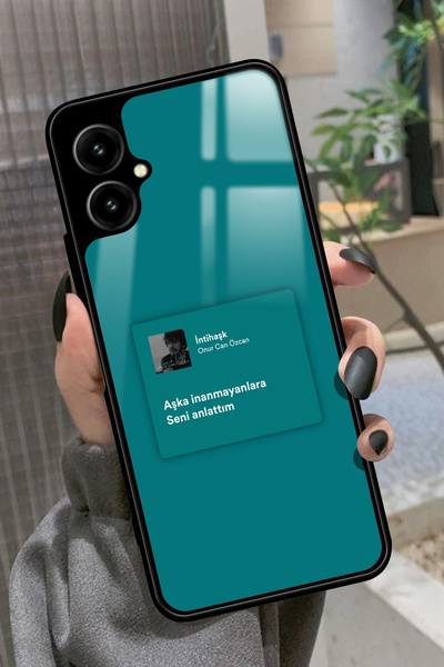 omix X3 Uyumlu Şarkı Sözü Tasarımlı Glossy Premium Kılıf