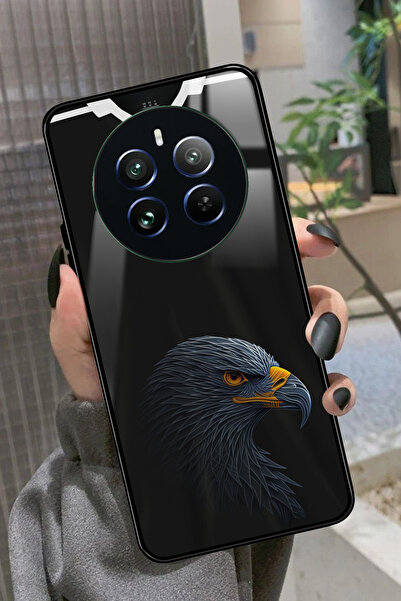 realme 12 Uyumlu Kartal Tasarımlı Glossy Premium Kılıf