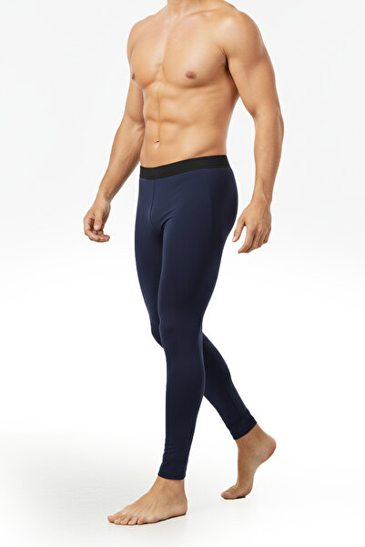 DeepSEA Unisex Navy Blue Slim Fit Thermal Tights – Cold Weather & Sports Use 2607073