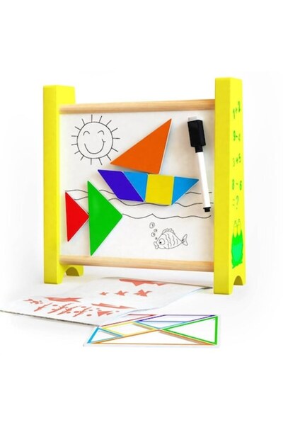 OEM 2-in-1 Wooden Counting Frame and Magnetic Board