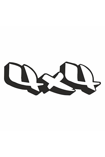 Oracal 651 Sticker auto, 4x4, offroad, pentru masini sport, tuning, 25cm, negru