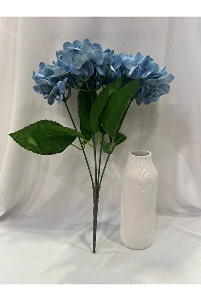 Ekol Çiçekçilik ortanca islak dokulu mavi ebruli 45 santim boy birinci sınıf kalite