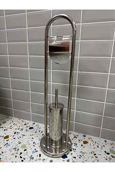 E&D Collection Σετ βούρτσας τουαλέτας με θέμα χαρτί 81300