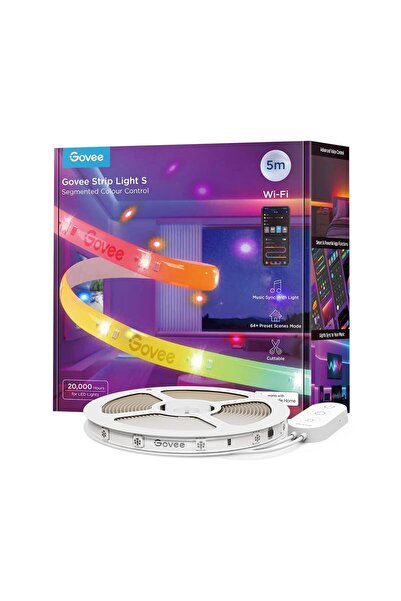 Hype Store شريط إضاءة LED من Govee بتقنية RGBICW مع واي فاي وبلوتوث (5 أمتار)