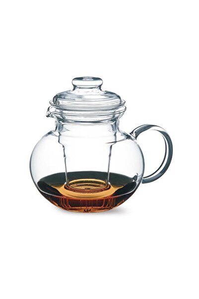 Simax إبريق شاي زجاجي سعة أربعة أكواب إيفا مع فلتر زجاجي قطعة واحدة