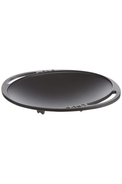 Hype Store Cast Roaster Pan, Metal Handle, 28cm, Black