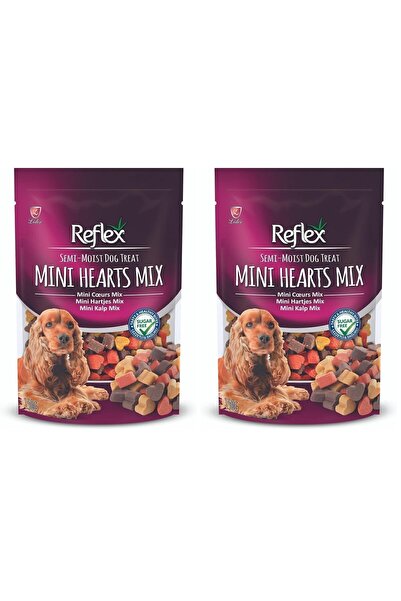 Reflex Köpek Ödülü Yumusak Mini Kalp Mix 150 Gr 2li paket