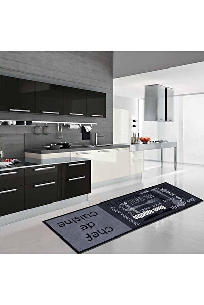 Hype Store Latte Dizayn Rood Desenli Pamuk Tabanlı Yıkanabilen Kaydırmaz Mutf...