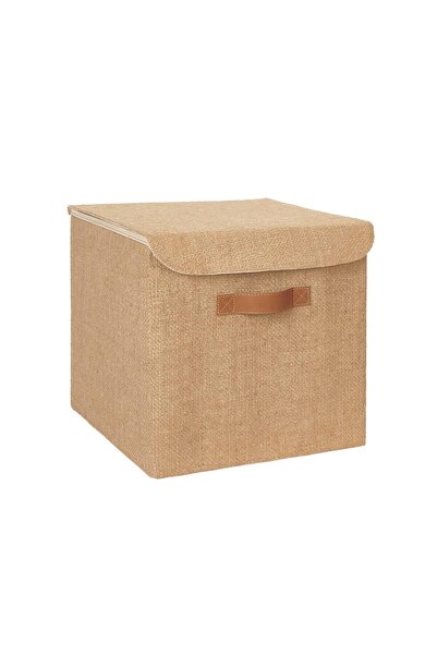 Hype Store Home textile jute covered box 30 x 30 x 30 cm
